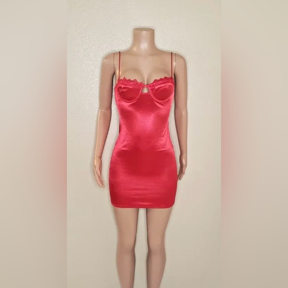 Red Bodycon Mini Dress